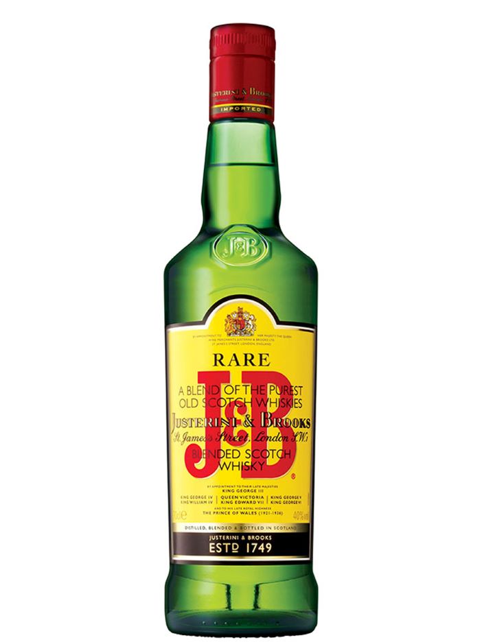 JB rare blended scotch whisky
