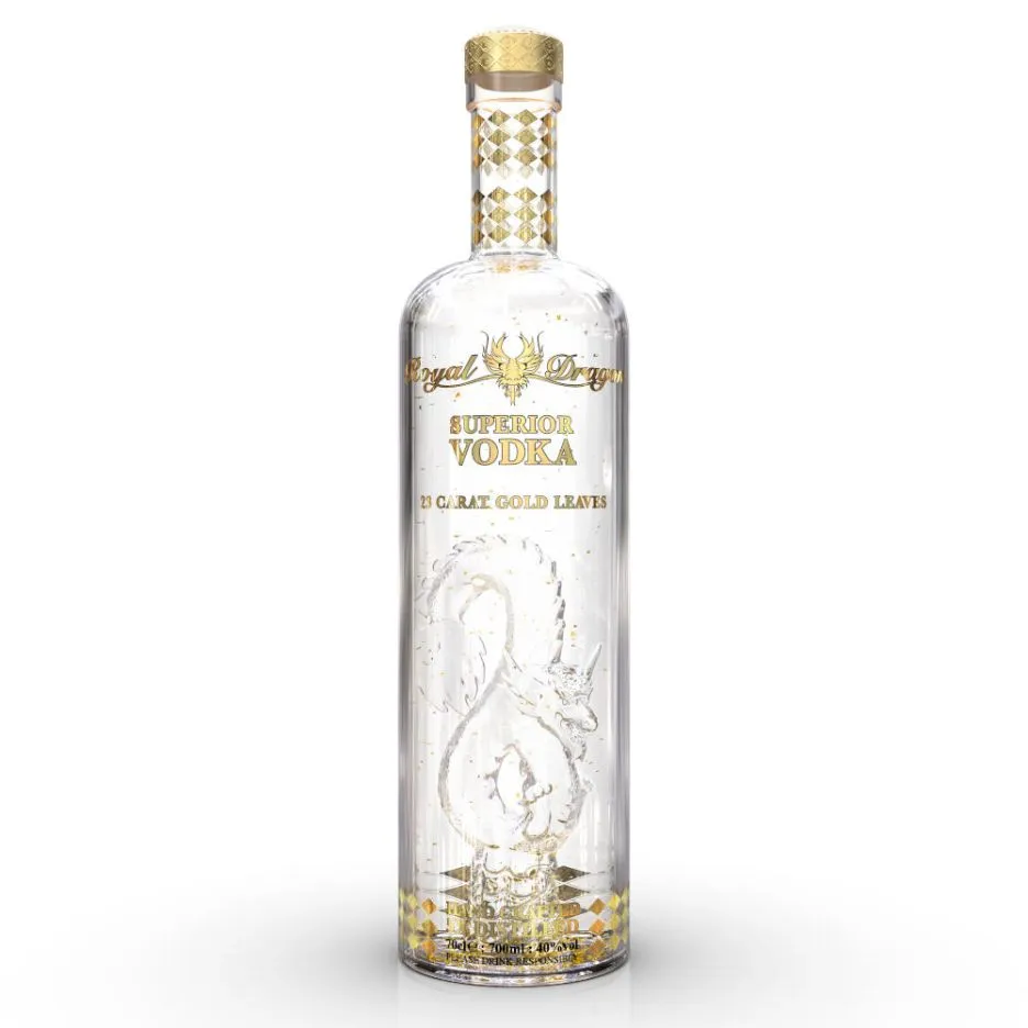 Royal Dragon Imperial with Gold Leaves Vodka