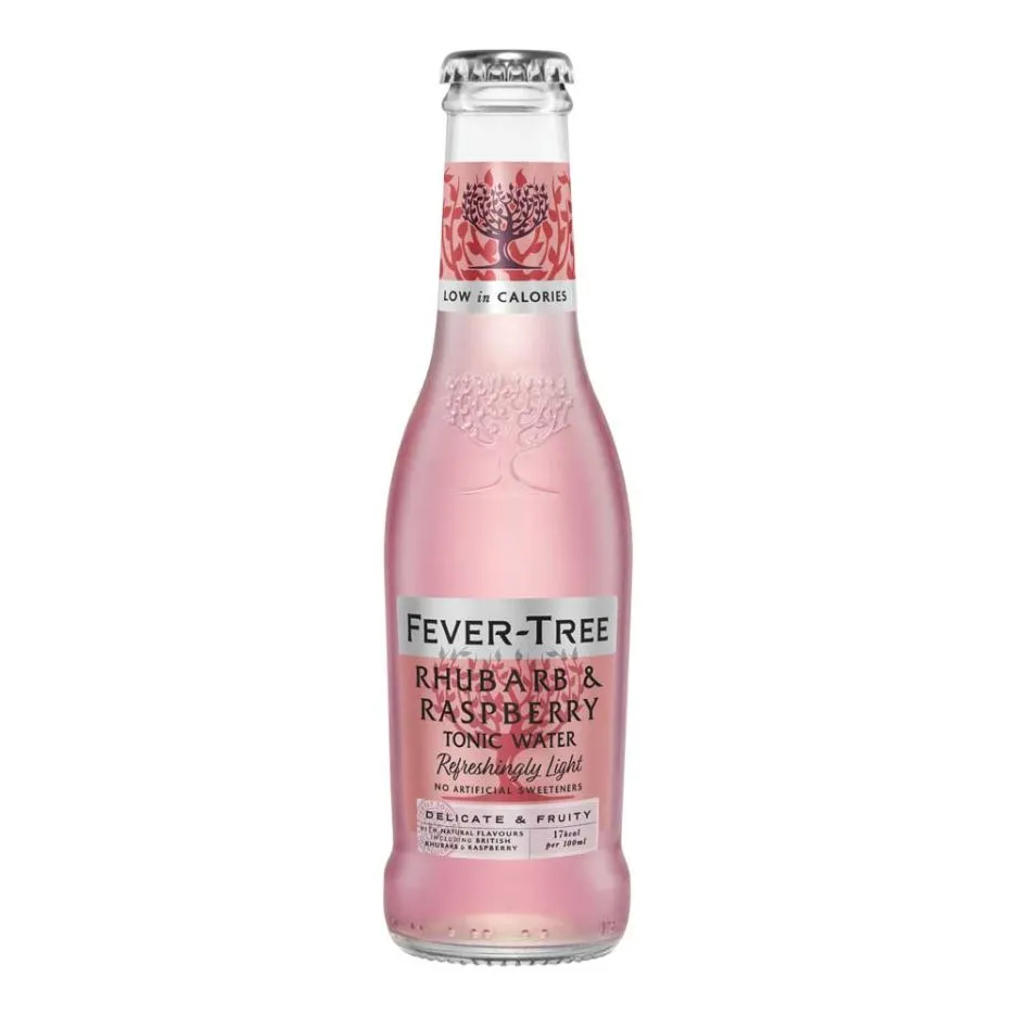 Fever Tree Refreshingly Light Sweet Rhubarb & Raspberry Tonic Water
